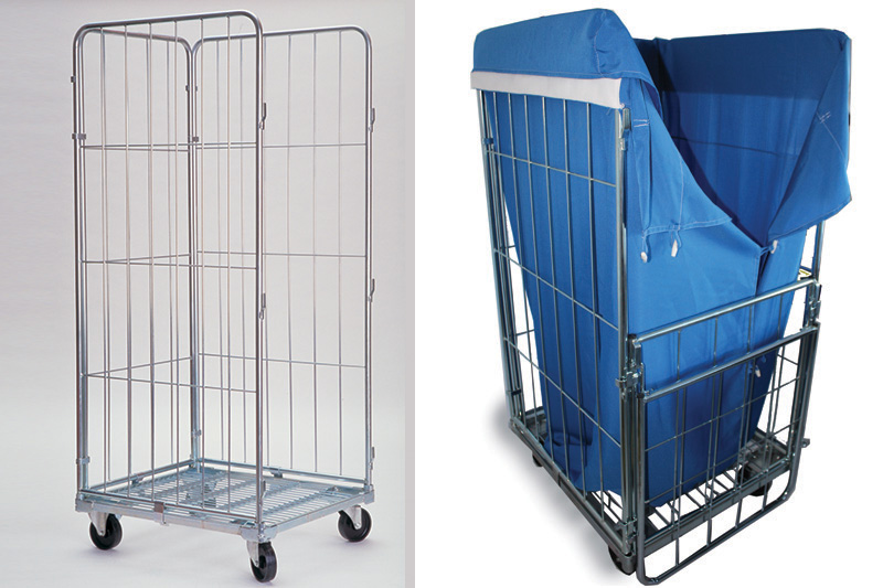 Roll Container Trolleys and their Covers
